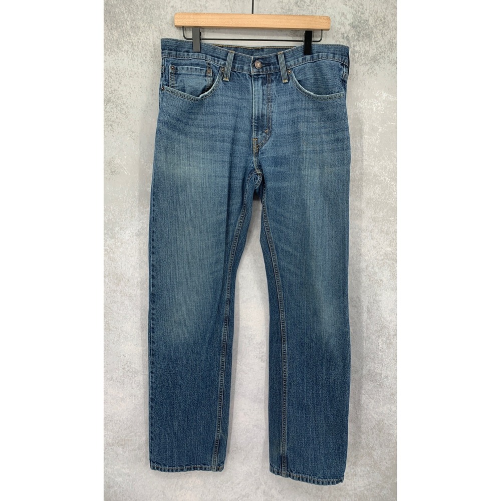 Levis 559 Jeans Mens 34x32 Blue Relaxed Straight Fade Denim Pants (Tag 34x34)
